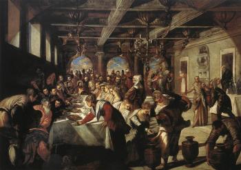 Jacopo Robusti Tintoretto : Marriage at Cana